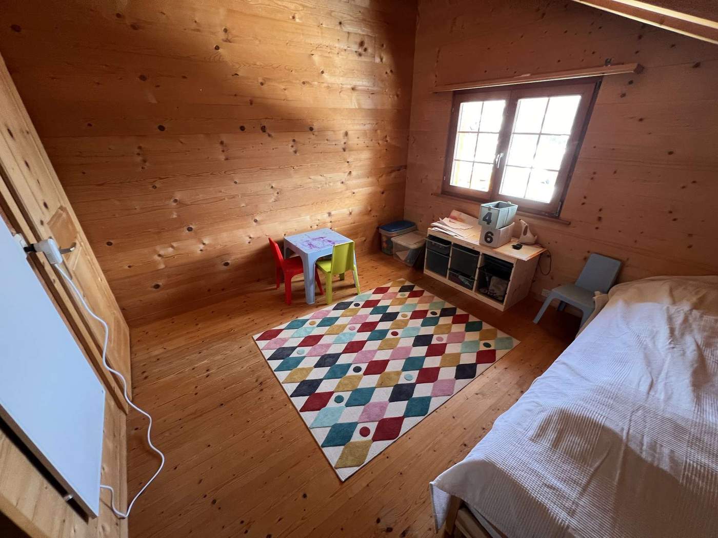Children's room in the attic – play corner