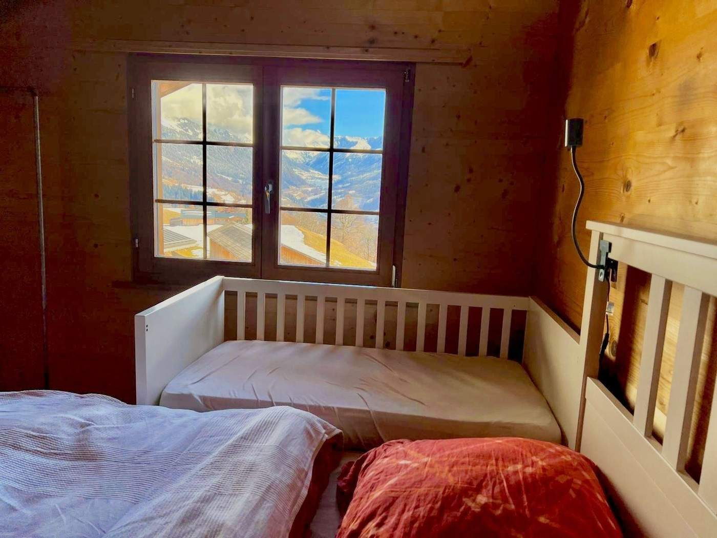Children's room with panoramic view