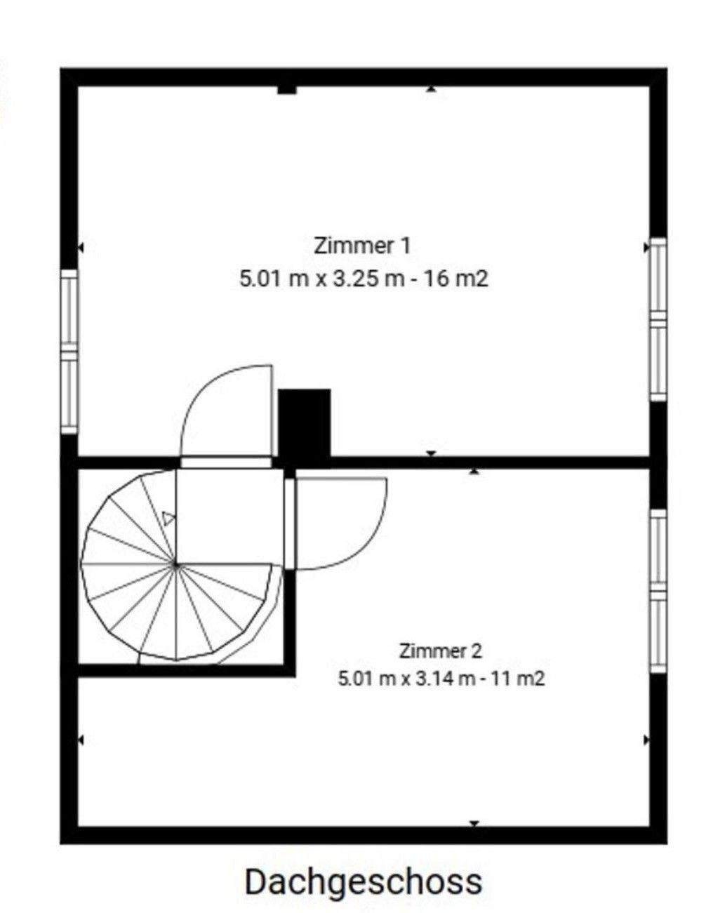 Floor plan – attic