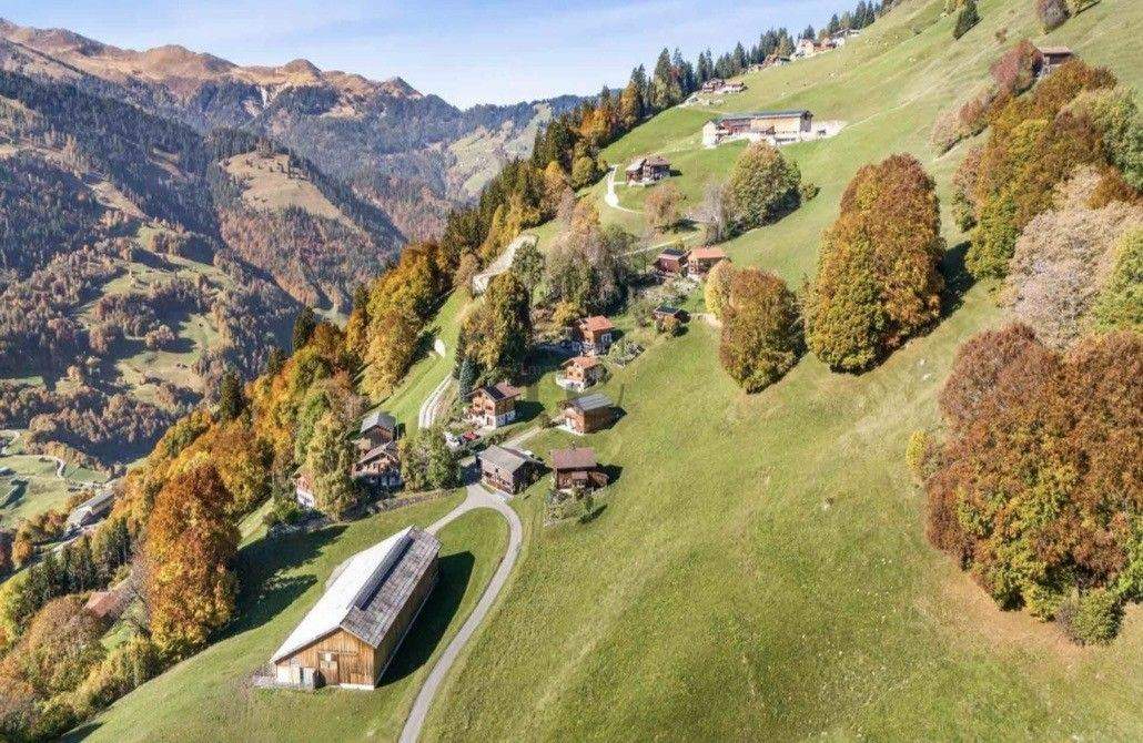 Pany, Graubünden – aerial view